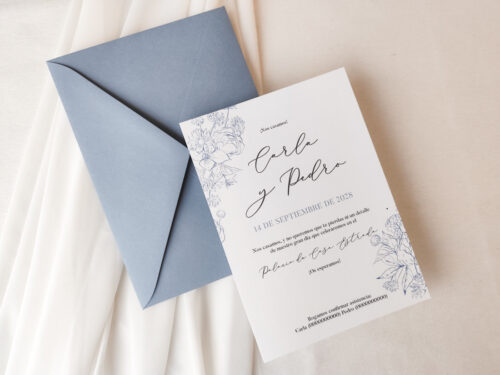 Invitación de boda Pacific 7