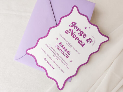 Invitación de boda Sky 22