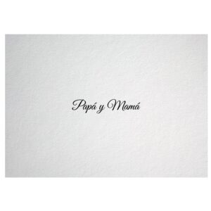 Impresión de nombres en sobre